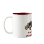Santa Clunker Car PETA Reindeer Mug