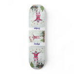 Santa Commeth Patchwork skateboards