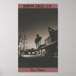 SANTA CRUZ BOARDWALK. POSTER