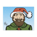 Santa Elf - Bob Postcard