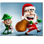 santa-elf-cartoon photo sculptures
