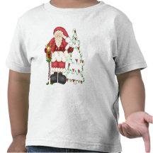 Santa,Elf,Christmas Boys,Girls,Toddlers T Shirt