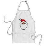 santa face aprons