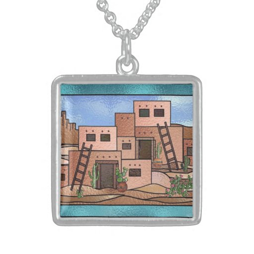Santa Fe beautiful Sterling Silver Necklace