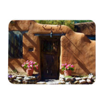 Santa Fe, New Mexico Vinyl Magnets