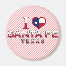 Santa Fe, Texas Fridge Magnet