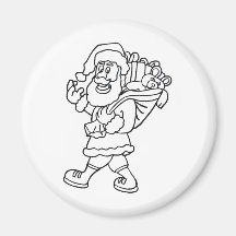 Santa Fridge Magnets