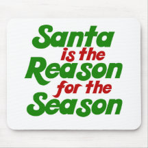 Santa funny christmas humour parody mousepads