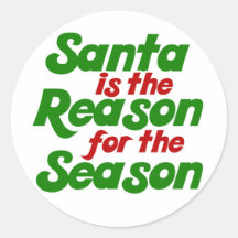 Santa funny christmas humour parody stickers