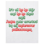 Santa Gets Arrested flyers
