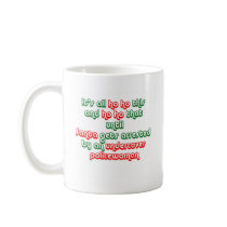 Santa Gets Arrested Coffee Mug