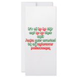 Santa Gets Arrested rack cards