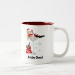 Santa Girl Martini Mug