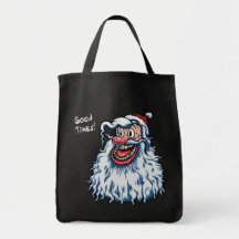 Santa Good Times Canvas Bags