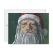 Santa, Hand Painted, Stern Face