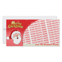 Santa has a White Beard christmas Template