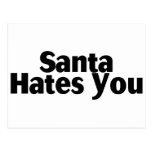 Santa Hates You Postcards