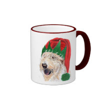 Santa Helper Labradoodle Mug