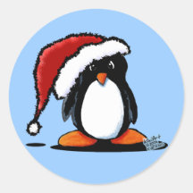 Santa Humphrey Penguin Stationery and Stickers