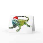 Santa Iguana cards