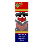 Santa in the Chimney Bookmark Business Card