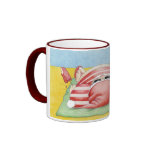 Santa in the Sand Mug