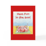Santa in the Sand Red cards
