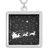 Santa in the Sky Necklace necklaces