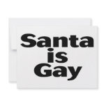 Santa Is Gay invitations