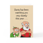 Santa Is Watching cards