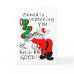 Santa Is Watching cards