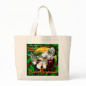 Santa is Watching! - Jumbo Tote bags