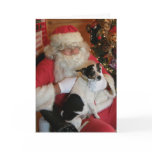 Santa & Jack Russell cards