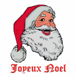 Santa Joyeux Noel photo sculptures