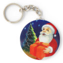 Santa Keychain