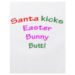 Santa Kicks Easter Bunny Butt! flyers