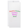 Santa Kicks Easter Bunny Butt! Personalized Rack Card