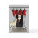 Santa Lab Surprise cards