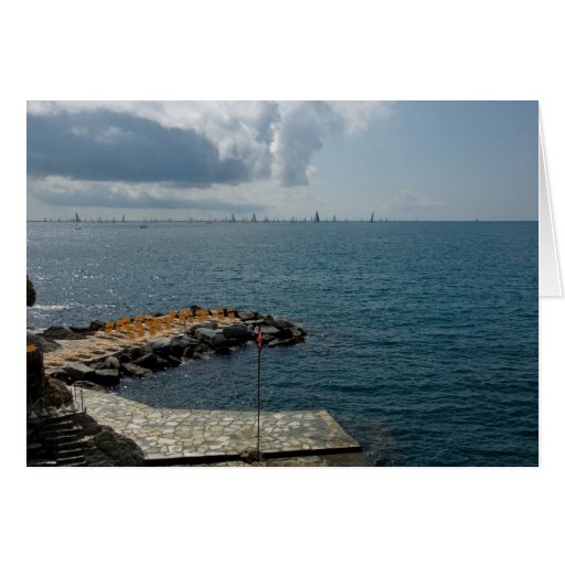 Santa Margherita, Liguria, Italy Greeting Card
