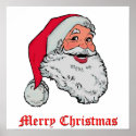 Santa Merry Christmas posters