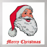 Santa Merry Christmas Print