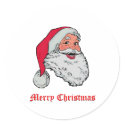 Santa Merry Christmas Sticker