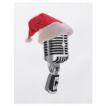 santa microphone flyers