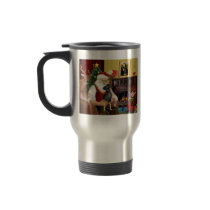 Santa  - Miniature Pinscher (nat) Coffee Mugs