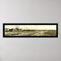 Santa Monica Bay Photo 1908 Poster