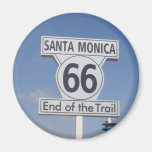 Santa Monica, California - RT 66 Magnets