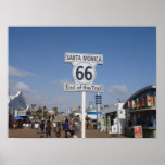Santa Monica, California - RT 66 Print