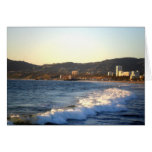 Santa Monica Pier as seen from Venice Beach Greeting Card