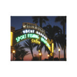 Santa Monica Pier at Sunset Canvas Canvas Print