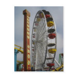 Santa Monica Pier ferris wheel 2009 postcards